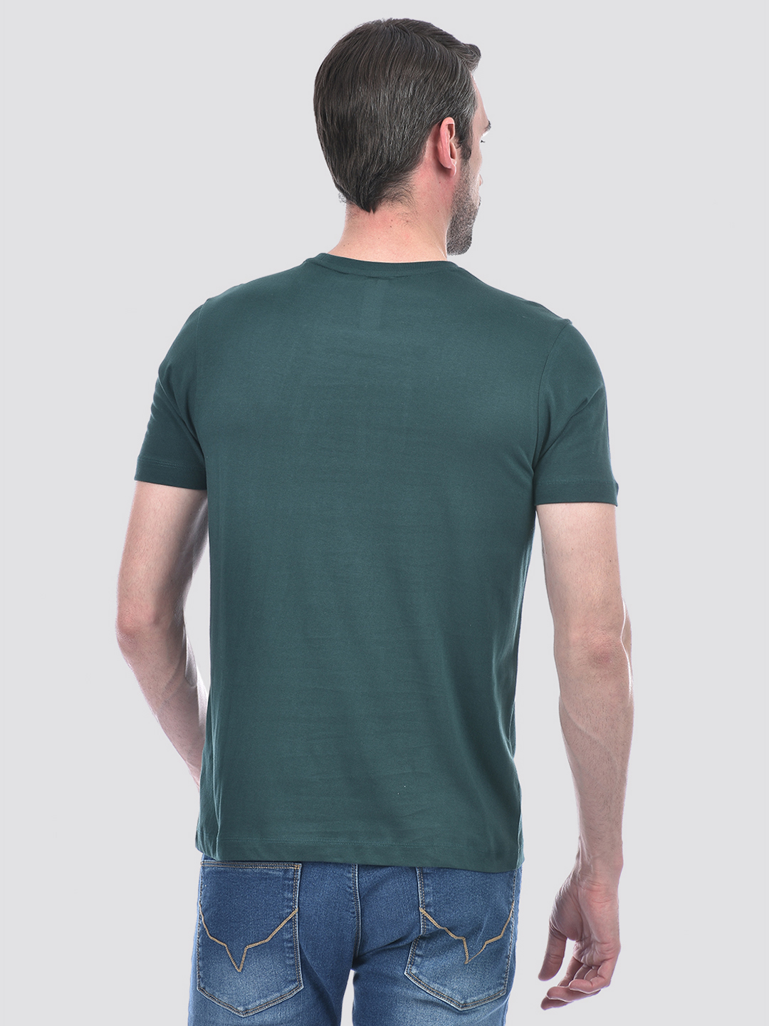Numero Uno Men Graphic Print Turquoise T-Shirt